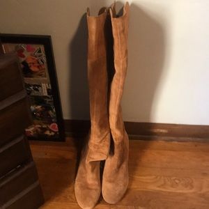 Franco Sarto knee high boots tan
